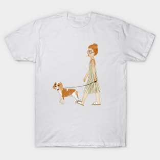 Walking a Pup T-Shirt